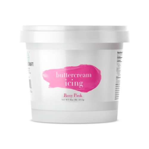 Cake Craft Buttercream Icing - Rosy Pink